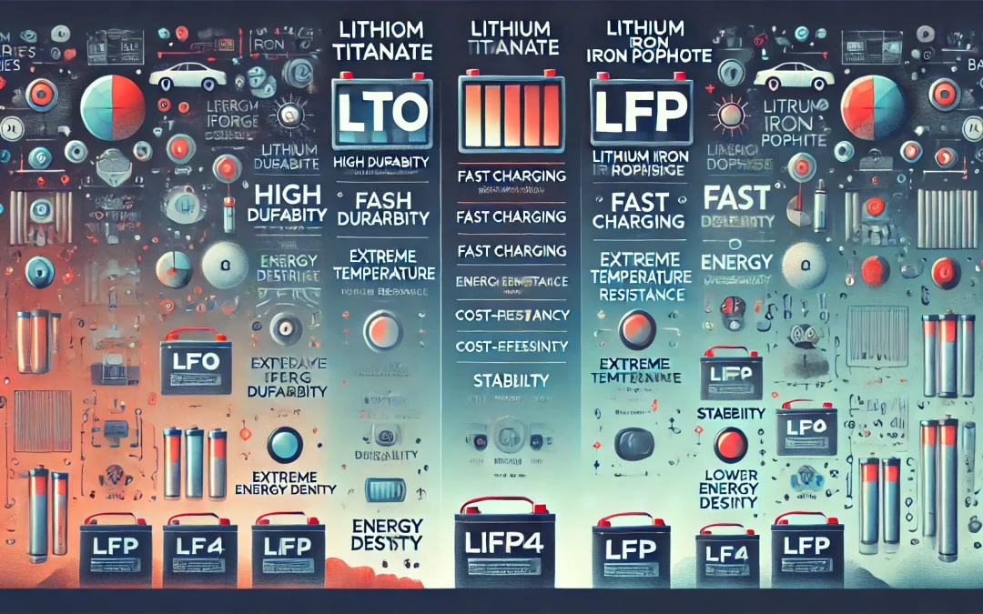 Литий-титанат vs Литий-железофосфат: Какой аккумулятор выбрать?