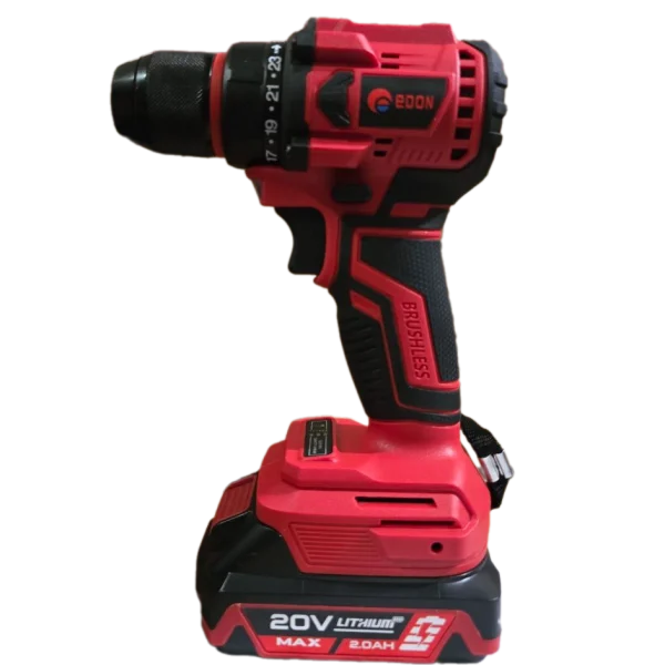 Акумуляторний безщітковий шуруповерт EDON ED-20BL
