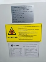 LiFePO4 акумулятор EDON ED-220Ah-51.2V (11.264 кВт·год) - Зображення 2
