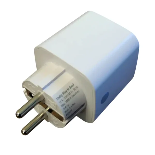 Розумна Wi-Fi розетка з вимірюванням електроспоживання Shelly Plug M Gen3